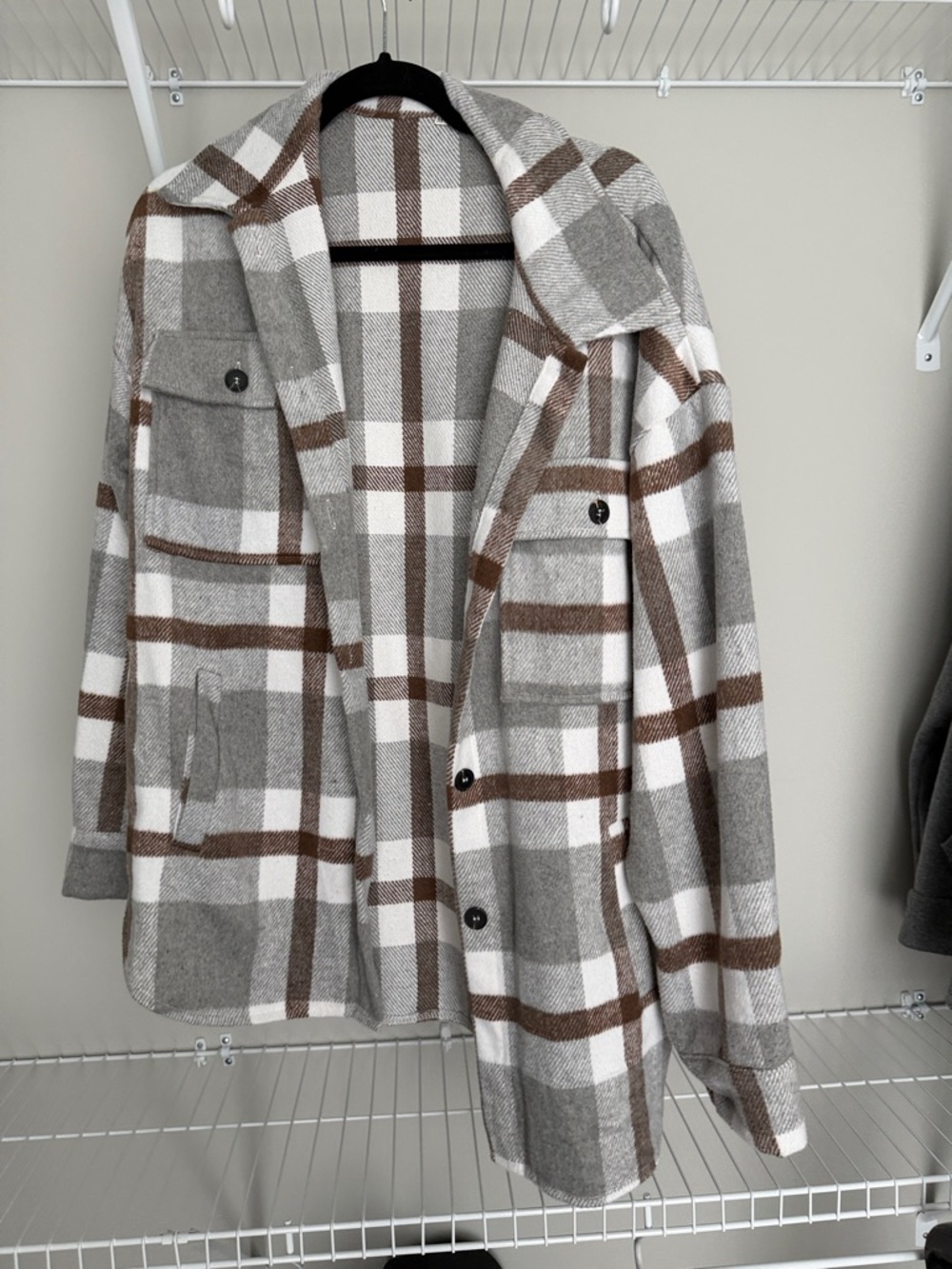 Beaully Women's Flannel Plaid Shacket
